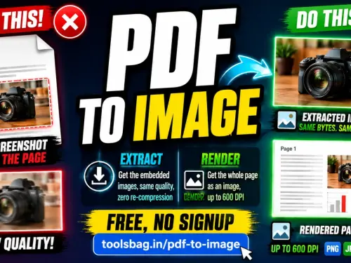 PDF to Image Converter — Extract or Render (PNG, JPG, WebP)