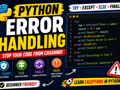 Python Error Handling Explained | Try, Except, Else & Finally