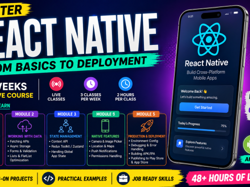 React Native — Build Production Ready Mobile Apps