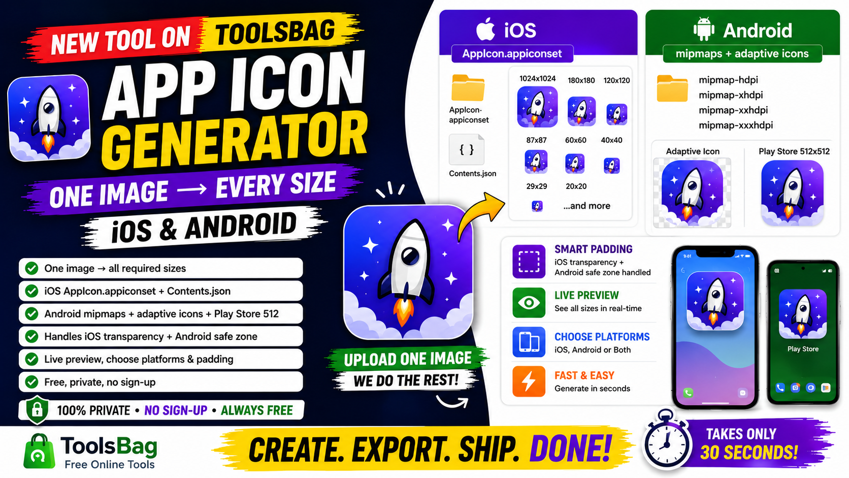 App Icon Generator — Xcode & Android Studio Ready