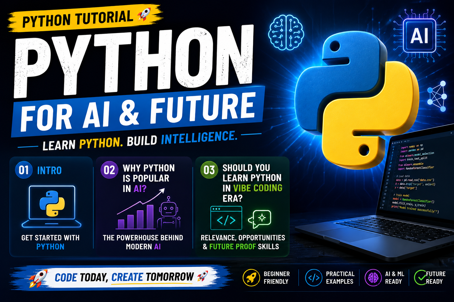 Why Python is popular in AI?