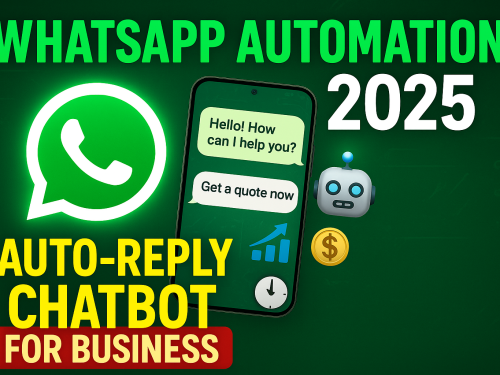 WhatsApp Chatbot Tutorial for Auto-Replies & Lead Generation | 2025 | Hindi