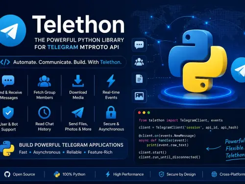 Telethon - Telegram's MTProto API